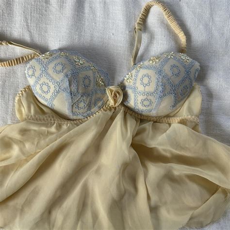 Lingerie Flowy Tank Thrifted This Beautiful Vintage Depop