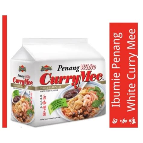 Ibumie Penang White Curry Mee Instant Noodles Multipack Kari Putih