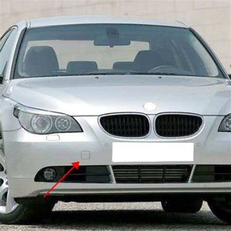 Primed Black Tow Bracket Cover For For For For Bmw Pre Lci E60 E61 5