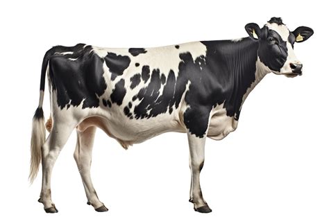 Holstein Cow On Transparent Background Created With Png