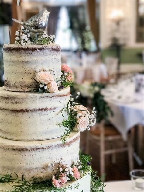 Naked Semi Naked Wedding Cakes Naked Wedding Cakes Mini Wedding