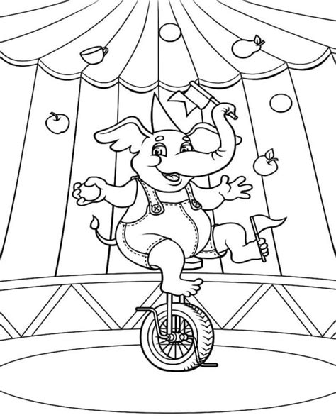 Coloriage Cirque Images Imprimer Gratuitement