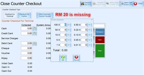 Pos Tips How To Add Cash Computation Ideal Count Solution