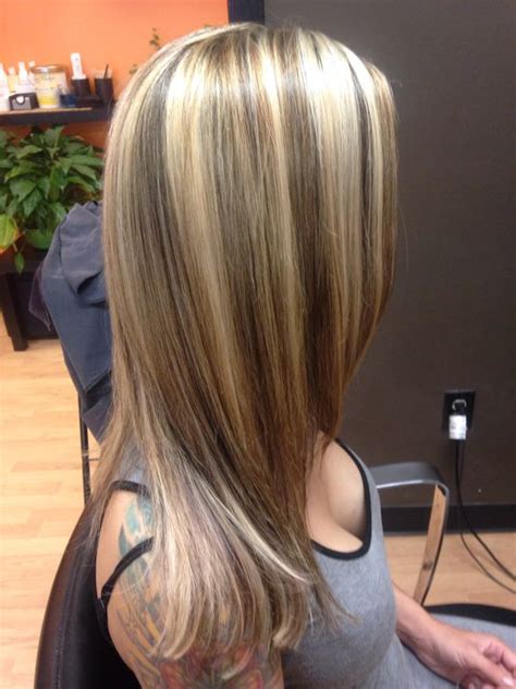 Chunky Blonde Highlights Cant Get This From Box Color Pinterest