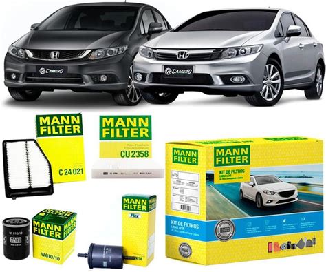 Kit De Filtros Mann Honda Civic E Sp