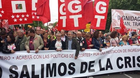 UGT Cientos De Miles De Trabajadores Se Manifiestan En El Primero De Mayo