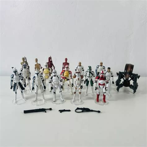 STAR WARS CLONE Trooper Droids Action Figures Job Lot Bundle And