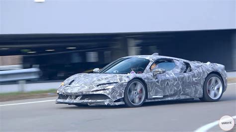 Ferrari Sf Replacement Spied With Larger Side Intakes