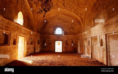 Inside Ruined View of Rohtas Fort Palace, Rohtas, Bihar, India Stock ...