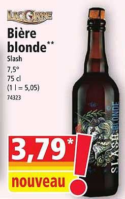 Promo Bi Re Blonde Slash Licorne Chez Norma Icatalogue Fr