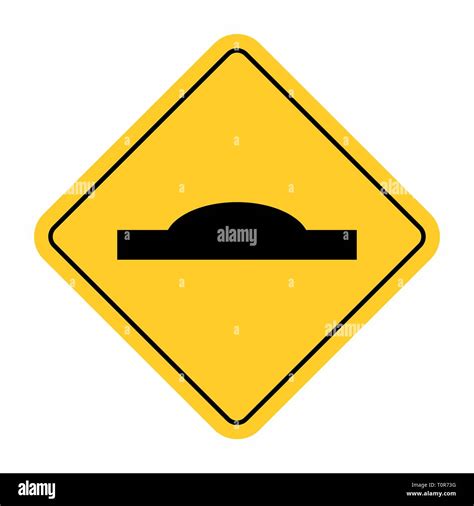 bump traffic sign stock vector image art alamy