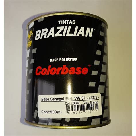 Tinta automotiva poliéster 900ml Bege Senegal vw 1991 no Shoptime