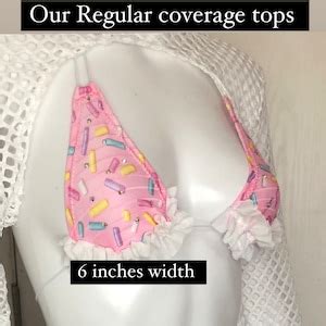 Pink Leopard Micro Bikini Stripper Outfit Bandeau Micro Bikini Exotic Dance Wear Etsy