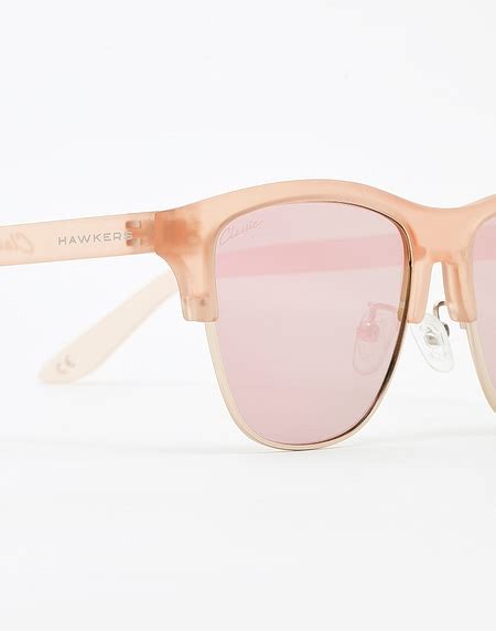 Hawkers Sunglasses FROZEN NUDE ROSE GOLD CLASSIC FLAT