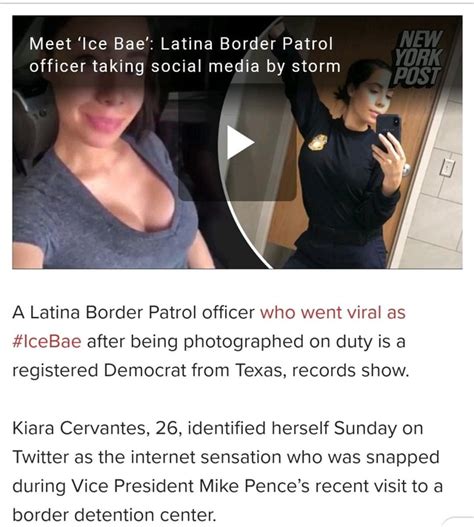 Meet Ice Bae Latina Border Patrol Officer Taking Social Media By
