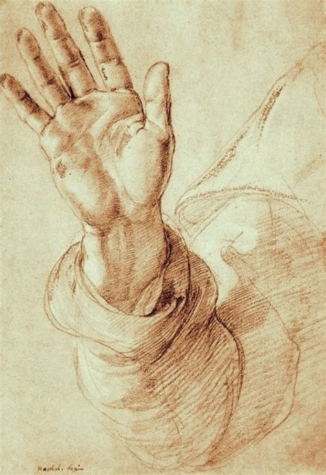 Artgif Upraised Right Hand Raphael Master Drawing Life Drawing