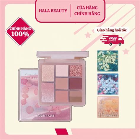 Hot GOGO TALES Bảng Mắt GOGO TALES Ô Hoa Khô Lên Màu Chuẩn Bền Màu Siêu Xinh Shopee Việt Nam