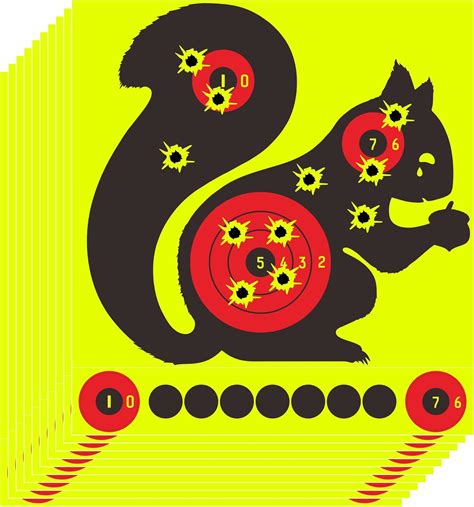 squirrel target printable