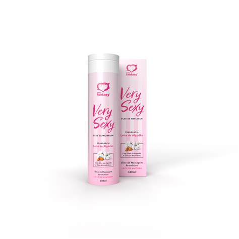 Very Sexy Leite de Algodão Óleo Corporal ml Desinibida Lingerie