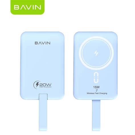 BAVIN PC1086 10000mAh 15W Wireless Fast Charging Mini Magnetic