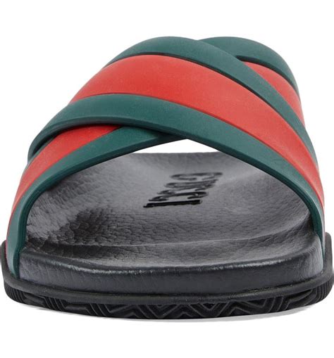 Gucci Agrado Web Stripe Slide Sandal Nordstrom