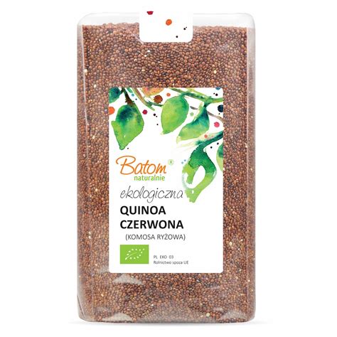 EKOLOGICZNA QUINOA KOMOSA RYŻOWA CZERWONA 1kg BIO 12873652264 Allegro pl