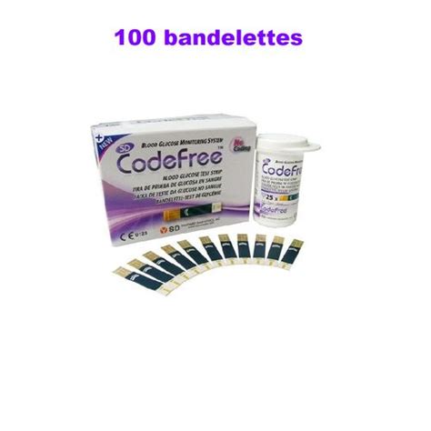Codefree lot 100 bandelettes codefree prix tunisie - Price.tn