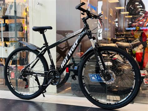 Горный велосипед взрослый HOT WOLF s дюймов черный купить по выгодной цене в