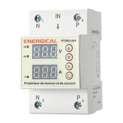 Protecteur De Tension Et Courant R Glable Produits Energical