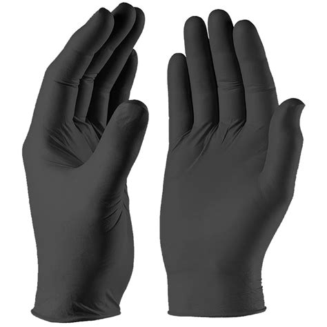 Simply Sanitize 100pk Large Black Nitrile Gloves Bng007