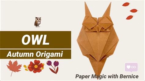 How To Make An Easy Origami Owl 🦉 How To Do A Paper Owl Origami Owl