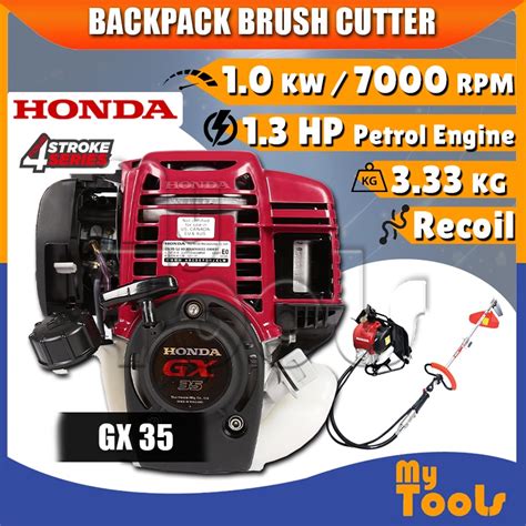 Mytools HONDA JAPAN BackPack Brush Cutter GX 35 Engine Brush Cutter 4