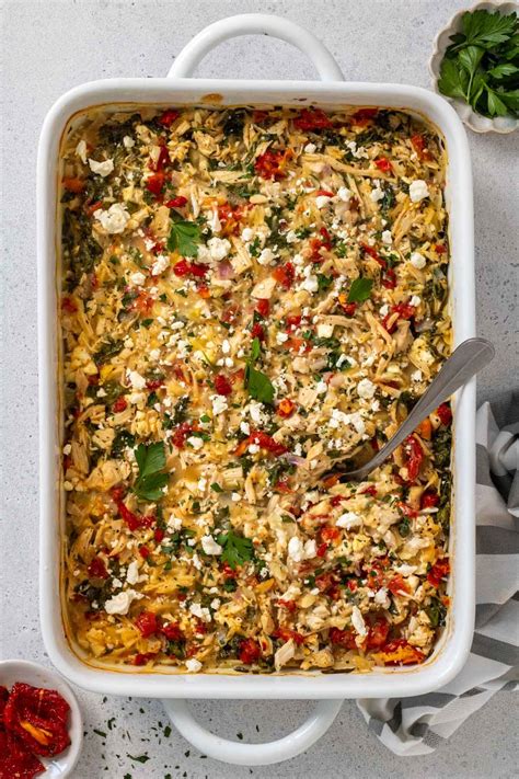 Greek Chicken Casserole | Recipe | Chicken recipes casserole, Healthy