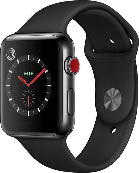 Apple Watch Series 3 Cellular Stainless Steel 42mm - Skroutz.gr