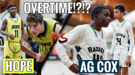 OVERTIME AG COX MIDDLE Takes On HOPE MIDDLE IN AN EPIC PITT COUNTY