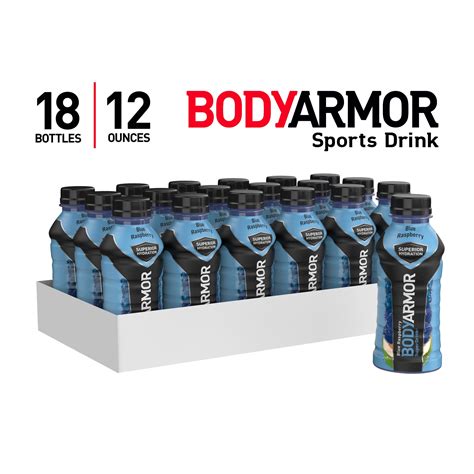 BODYARMOR Sports Drink Blue Raspberry 12 Fl Oz 18 Count Walmart