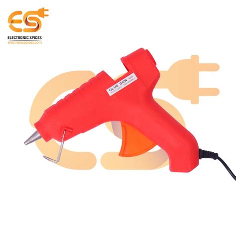 Buy Watt High Quality Red Color Hard Plastic Body Stainless Steel Nozzle Hot Melt Glue Gun
