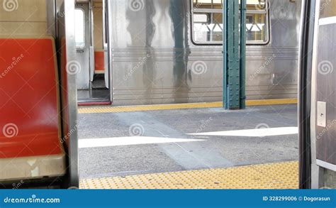 New York Subway Train, Inside Metropolitan Wagon. United States Metro ...