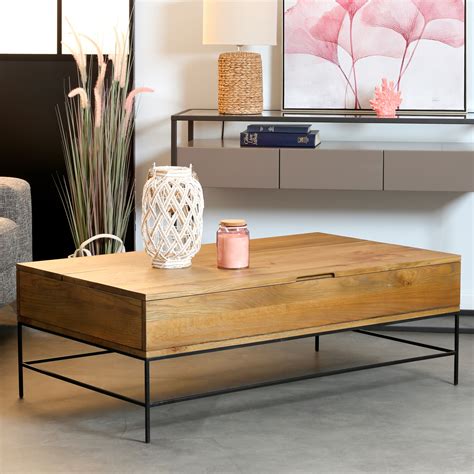 Table basse relevable chêne massif HUDSON Tables basses Pier Import