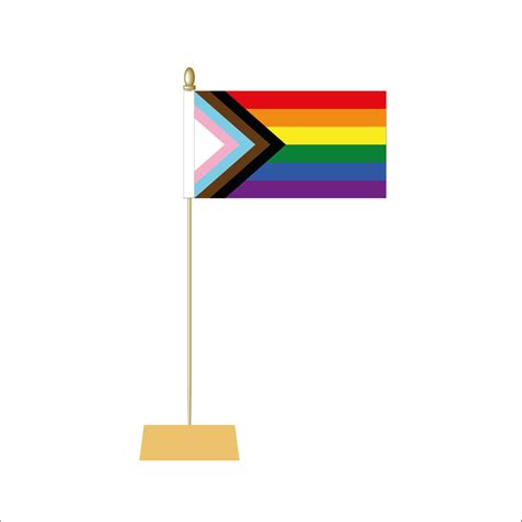 Progress Pride Table Flag Flags And Flagpoles