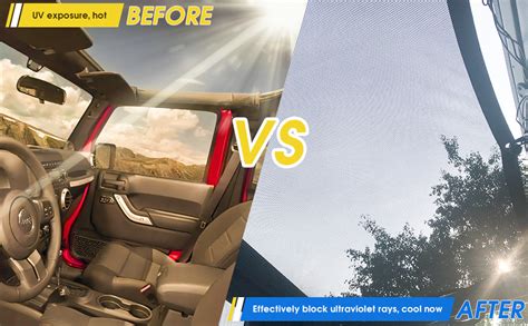 Amazon Bestaoo Mesh Shade Bikini Top Uv Protection Sunshade Cover For Jeep Wrangler Tj