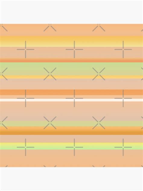 Light Academia Colors Striped Light Academia Color Palette Poster