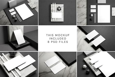 Minimal Corporate Stationery Mockup By Graphiclist Thehungryjpeg