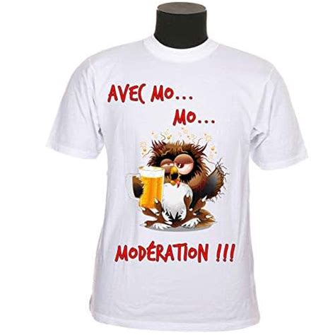 Tee Shirt Humour Rigolo Bière Buveur Saoul Personnalisé Ou Non Avec