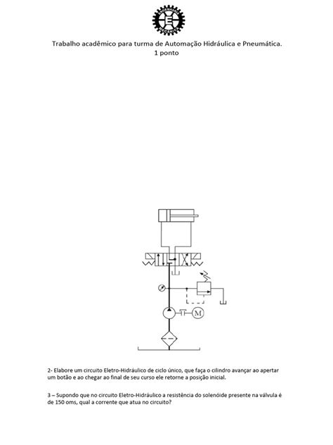 Comparando Um Circuito Hidraulico Com Um Circuito Eletrico P - Análise de Circuito Hidráulico e Eletro-Hidráulico | PDF