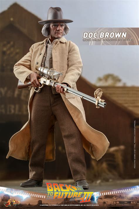 Hot Toys MMS617 1 6 Back to the Future Part III Doc Brown AcareToys จำหนาย ของเลน โมเดล