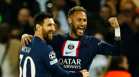 Neymar Et Lionel Messi Psg Football Fr