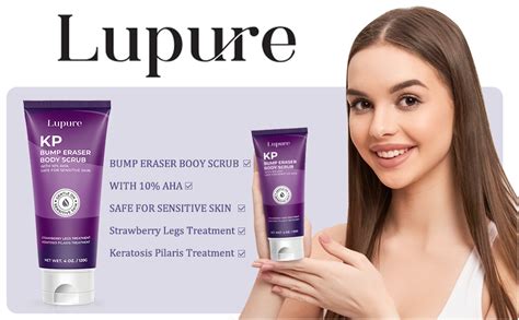 Amazon Kp Bump Eraser Body Scrub Lupure Strawberry Legs