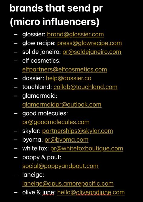 brands that send or to micro influencers 🎀 in 2025 | Social media