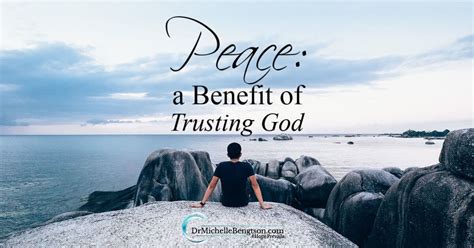 Trust And Peace Dr Michelle Bengtson